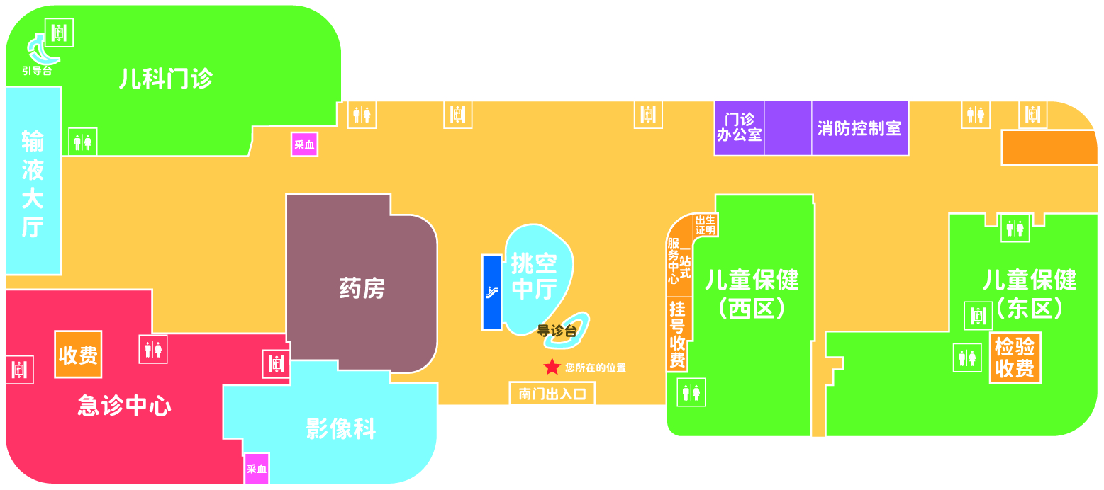 妇幼一楼平面图