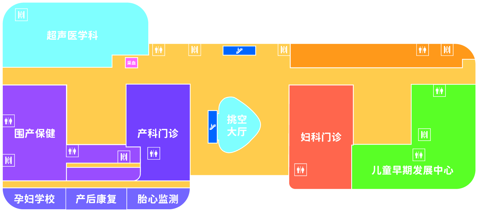 妇幼二楼平面图